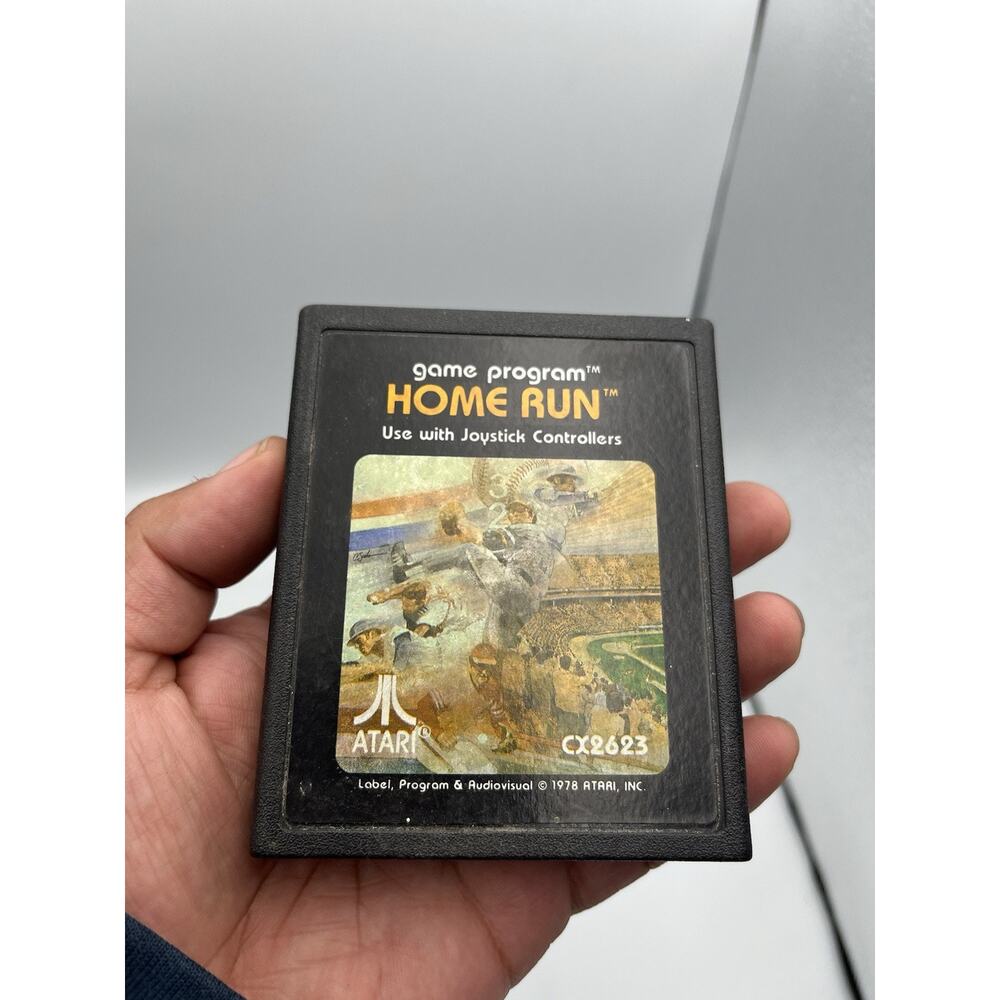 HOME RUN Atari 2600 Game cartridge tested working